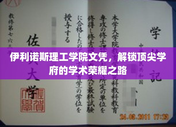 伊利诺斯理工荣耀证，解码世界一流学府的学术精英之门